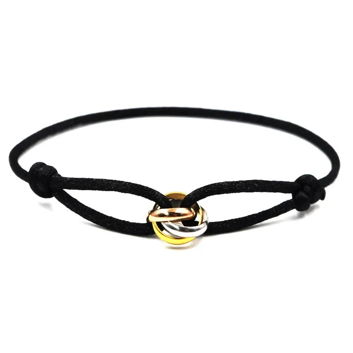 Bracelet Rope Chain Wrap Bracelet Adjustable Unisex jewelry 3 Metal Buckle Fall 2026 Trend Gift