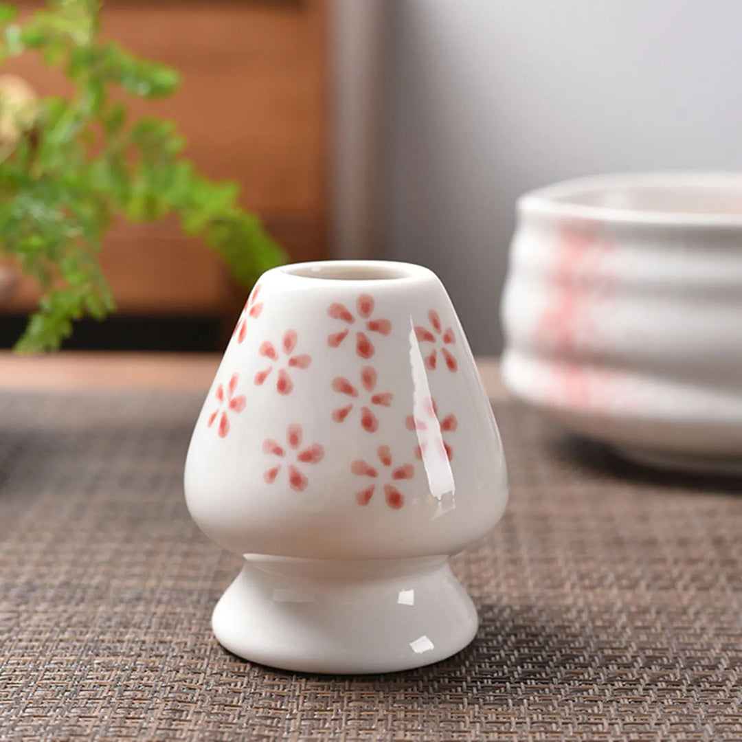 Matcha Whisk Holder Ceramic Chasen Stand Home Teaware