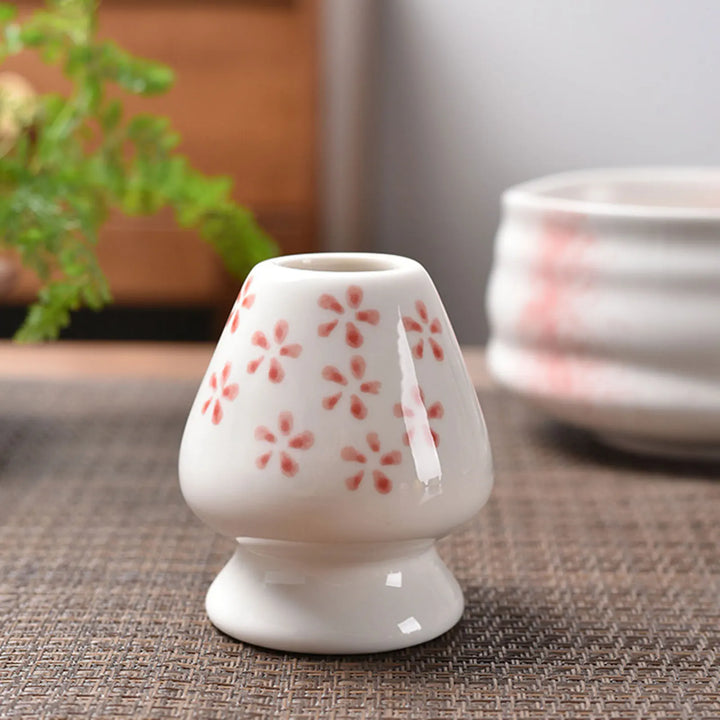 Matcha Whisk Holder Ceramic Chasen Stand Home Teaware