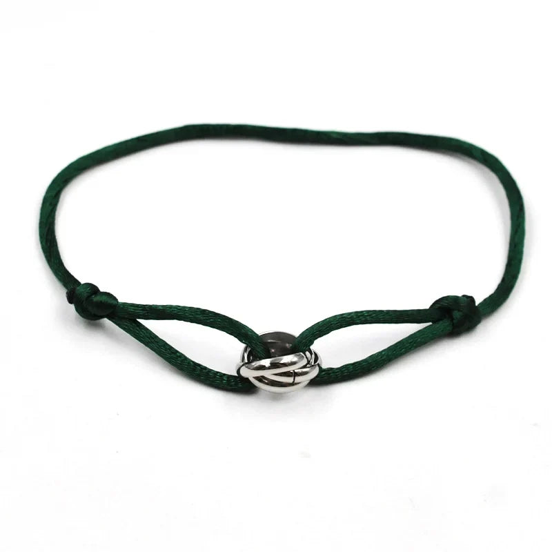 Bracelet Rope Chain Wrap Bracelet Adjustable Unisex jewelry 3 Metal Buckle Fall 2026 Trend Gift