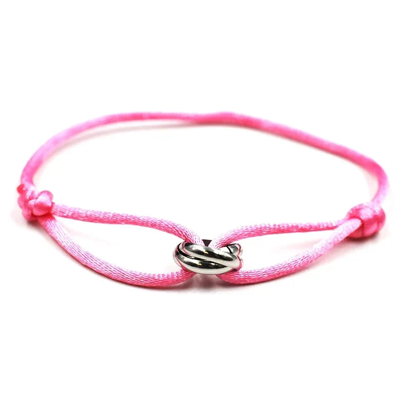 Bracelet Rope Chain Wrap Bracelet Adjustable Unisex jewelry 3 Metal Buckle Fall 2026 Trend Gift