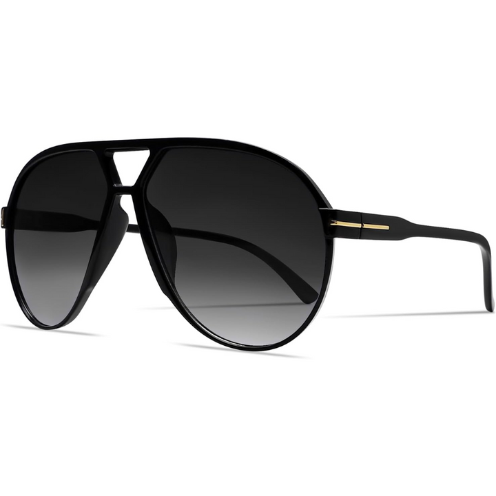 Lightweight unisex aviator sunglasses – oversized square lenses, lightweight frame, for summer 2025