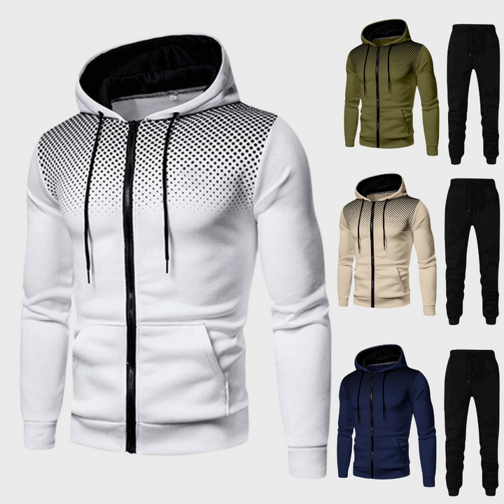 Breathable men’s tracksuit – slim fit, soft fabric, for sports and leisure