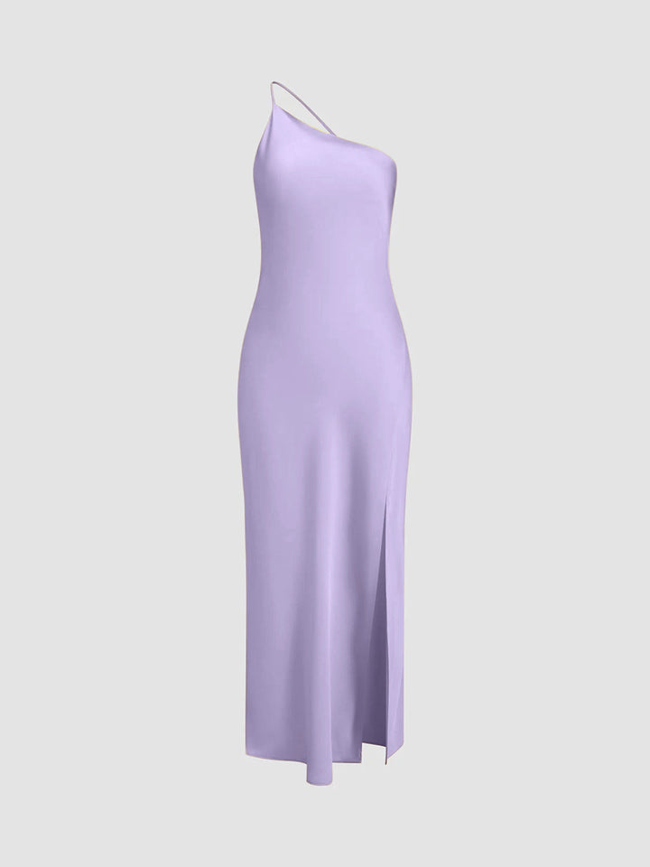 Elegant Backless Black Maxi Dress for Women, Open Shoulders Satin Long Dress for Special Occasions