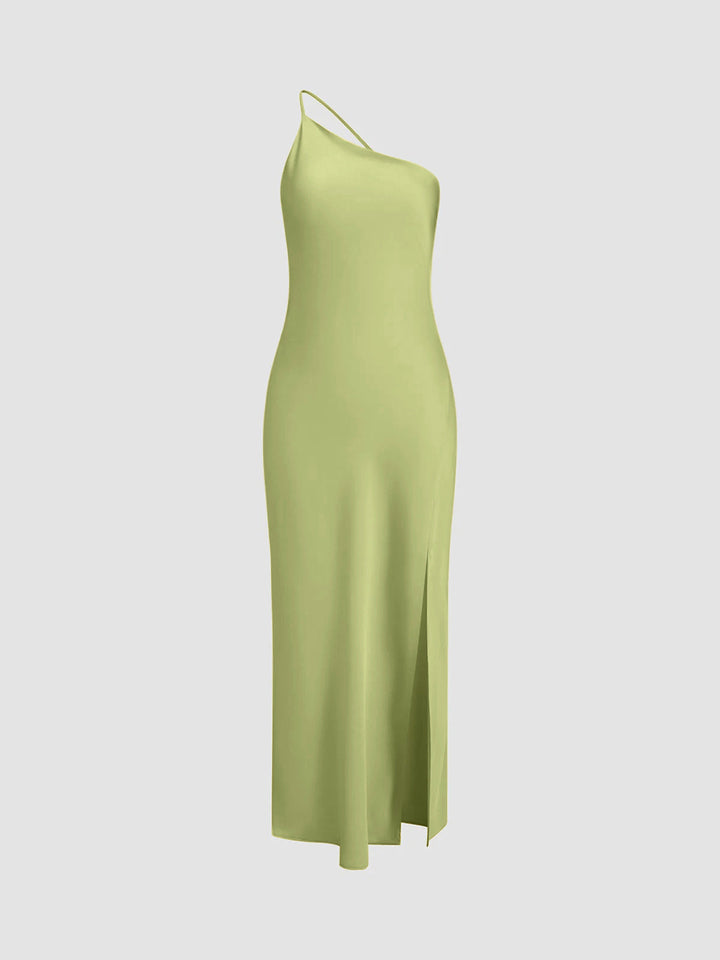 Elegant Backless Black Maxi Dress for Women, Open Shoulders Satin Long Dress for Special Occasions