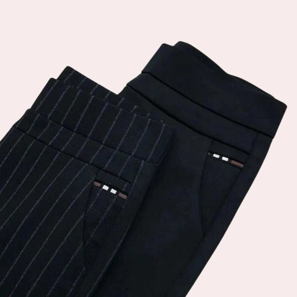 Comfortable women’s stretch Pants – high waist, flexible material, for casual and office wear