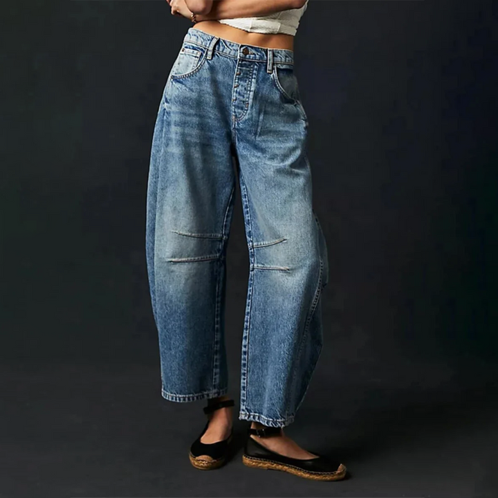 Comfortable &amp; Relaxed women’s wide-leg jeans – loose fit, denim, for everyday wear