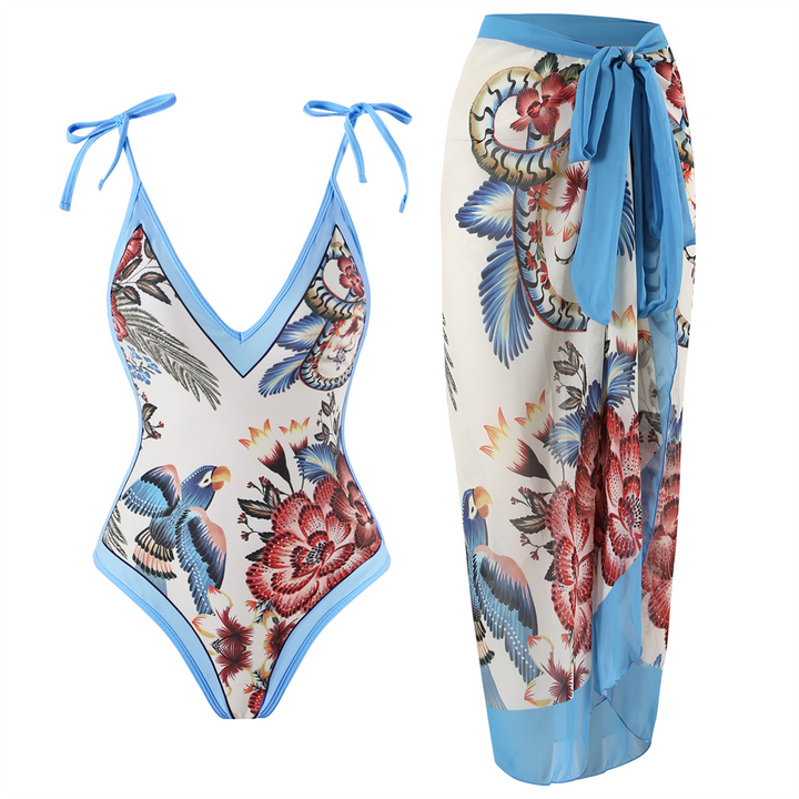 Comfortable women’s swimsuit – conservative cut, high-quality polyester, for beach and pool