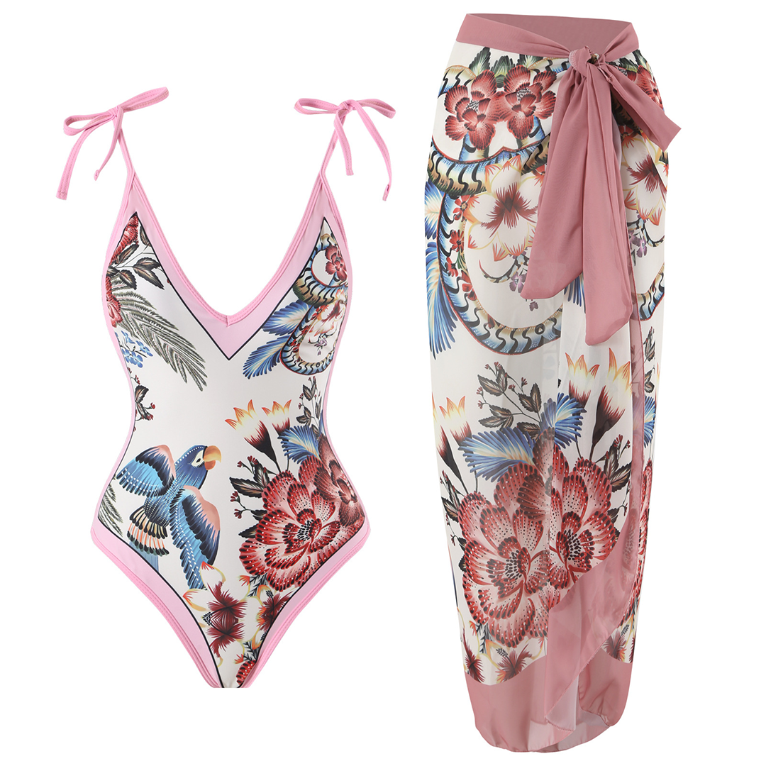 Comfortable women’s swimsuit – conservative cut, high-quality polyester, for beach and pool