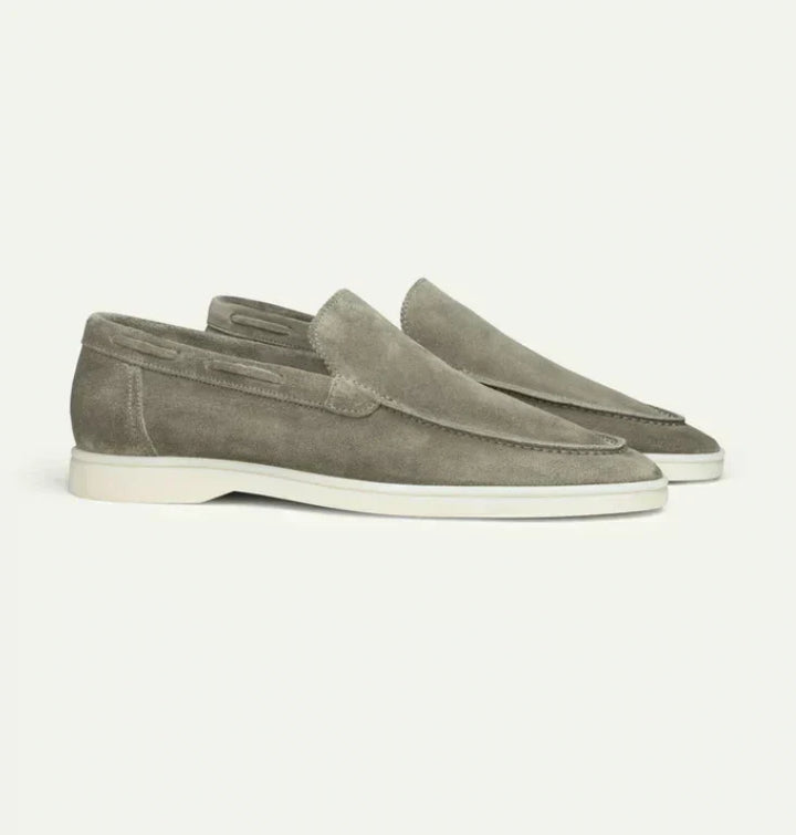 Classic Suede Moccasins for Men and Women, Comfortable Slip-On Moccasin Shoes in Standard Sizes