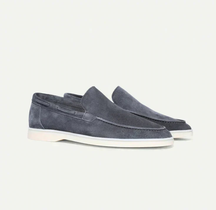 Classic Suede Moccasins for Men and Women, Comfortable Slip-On Moccasin Shoes in Standard Sizes