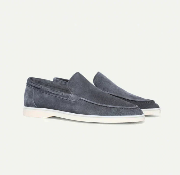 Classic Suede Moccasins for Men and Women, Comfortable Slip-On Moccasin Shoes in Standard Sizes