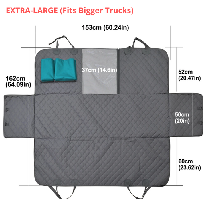 Car Seat Hammock Cover, Waterproof Non Slip Backseat Protector With Pockets, Free Safety Belt, Fall 2025 Travel