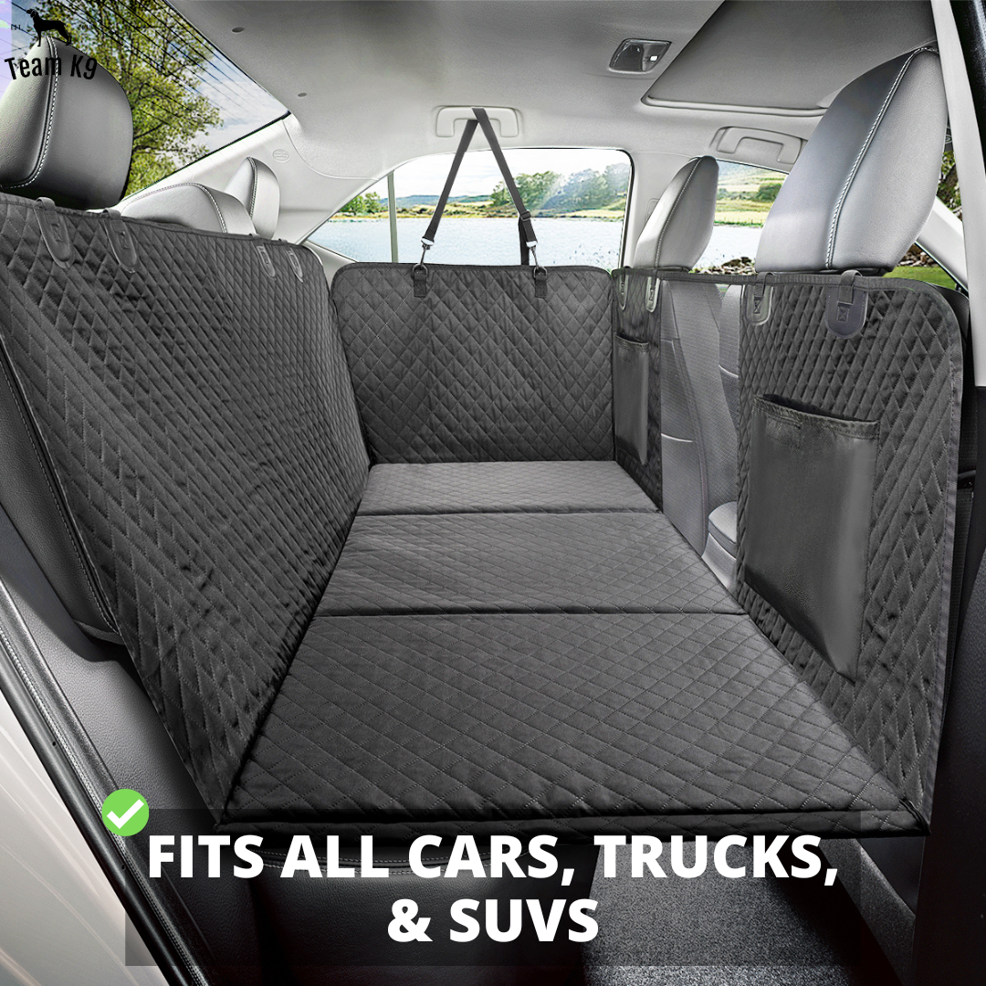 Car Seat Cover Hammock Waterproof Protector With Storage Pockets And Mesh Window For Cars And Trucks Fall 2025 Gift