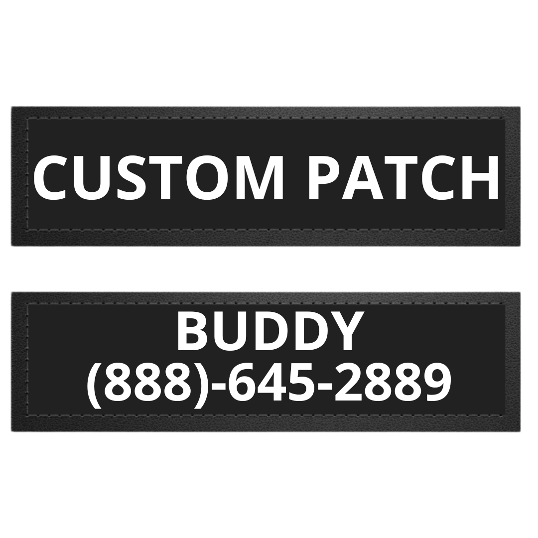 Custom Patch For Harness Dog Name And Phone Number Patch Two Line Text Fall 2025 Gift