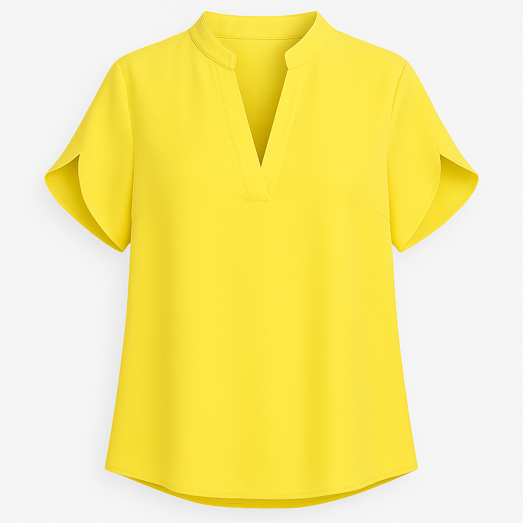 Summer Tops For Women Blouse V Neck Short Sleeve Loose White Shirts Fashion