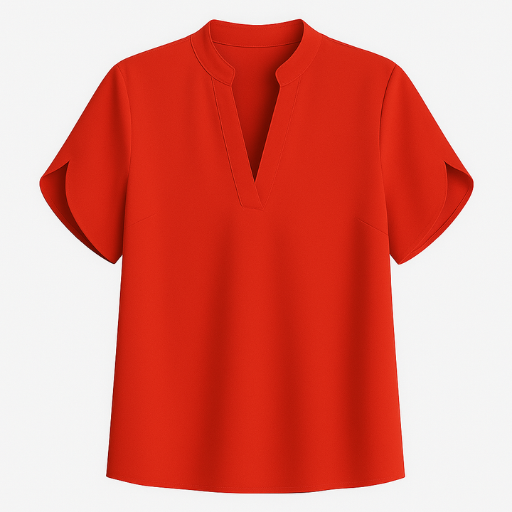 Summer Tops For Women Blouse V Neck Short Sleeve Loose White Shirts Fashion