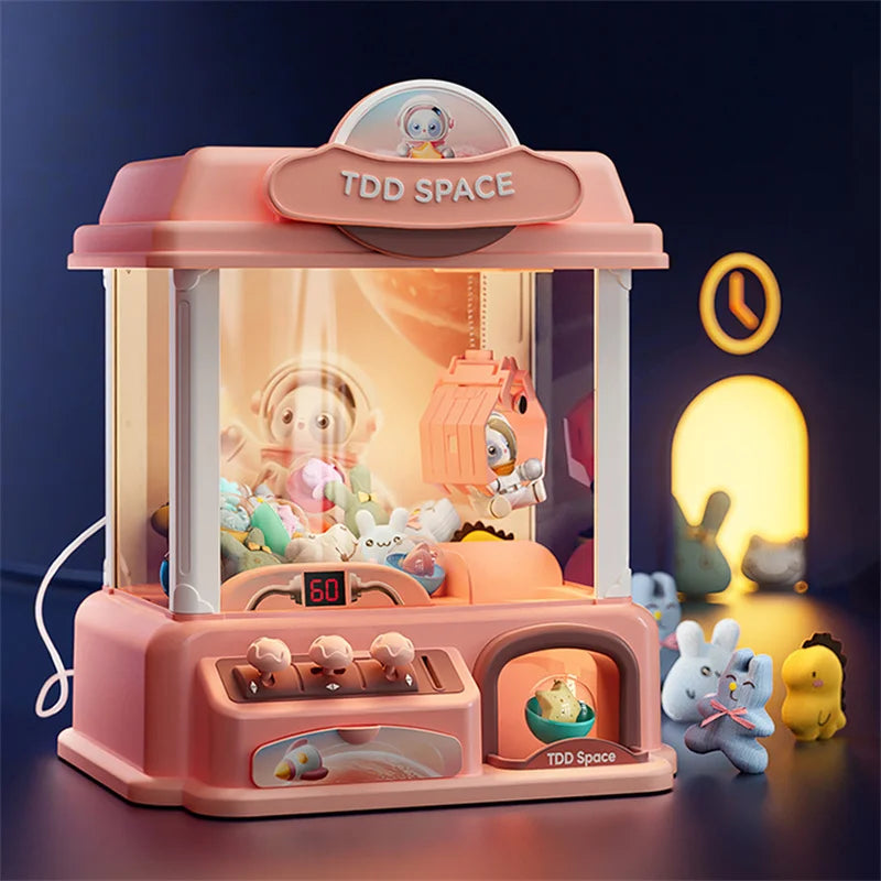 Mini Claw Machine Standard  - Interactive Doll Catcher Game, Fun Christmas Gift for Kids