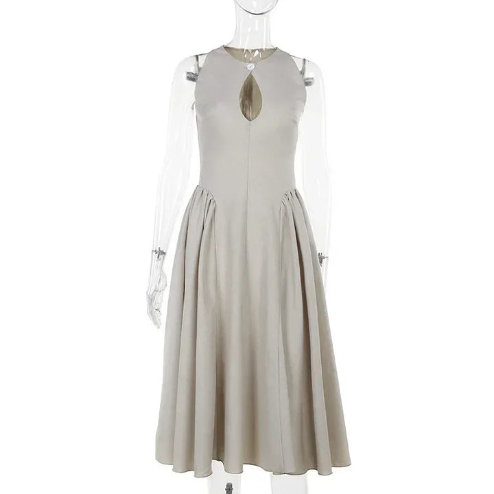 Elegant A-Line Sleeveless Women&