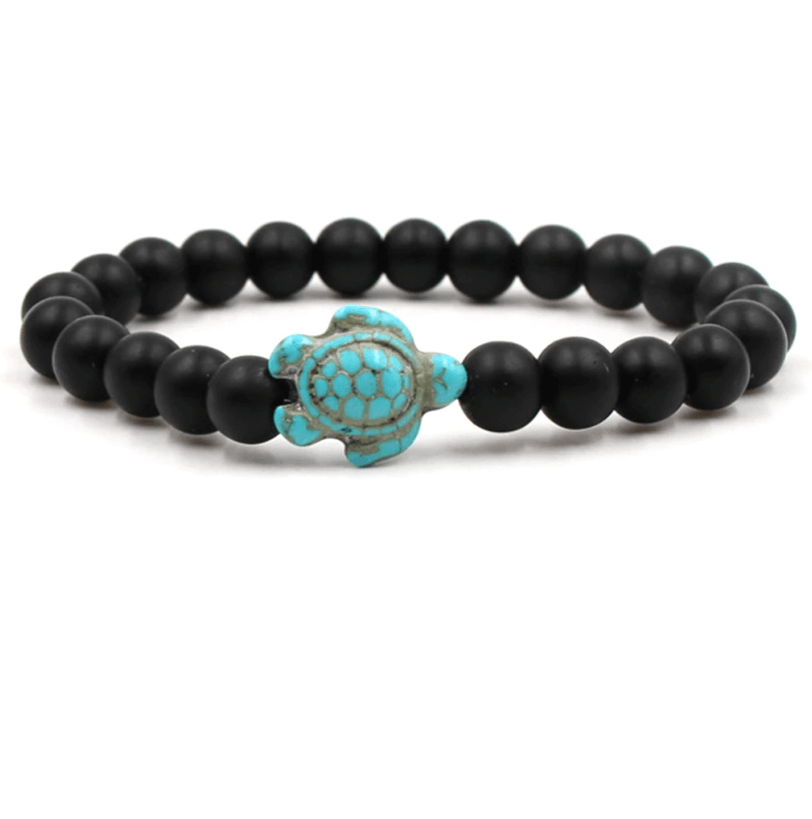 Empowering unisex gemstone bracelet – elastic design, zinc alloy, for beach outings