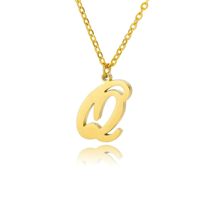 Personalized Gold Initial Necklace - Elegant Minimalist Gift for Women, Weddings &amp; Anniversaries