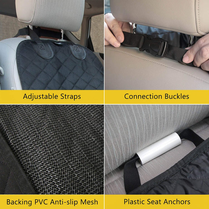 Waterproof Car Seat Cover Heavy Duty 1000D Oxford Fabric Quilted Pet Seat Protector For Clean Rides Fall 2025