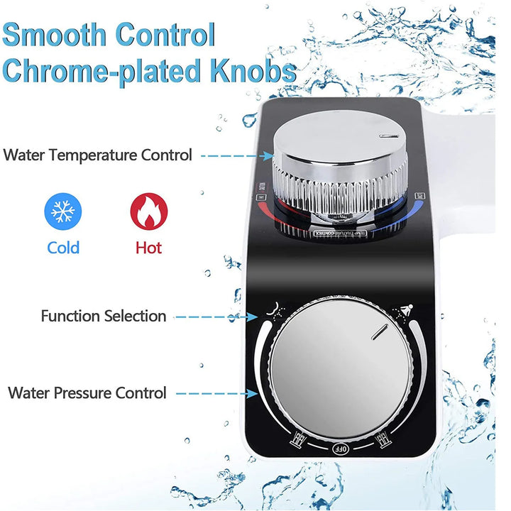 Bidet Toilet Seat Attachment Dual Nozzle Self Cleaning Non Electric Fall 2026 Home Upgrade