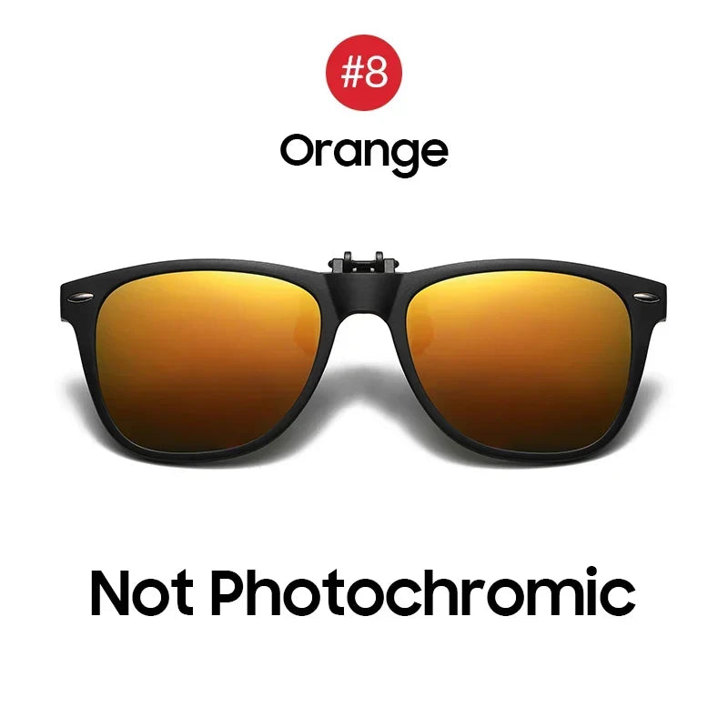 Photochromic Sunglasses Flip-Up Clip-On Polarized Lenses for Driving Summer 2026 Trend Gift Idea