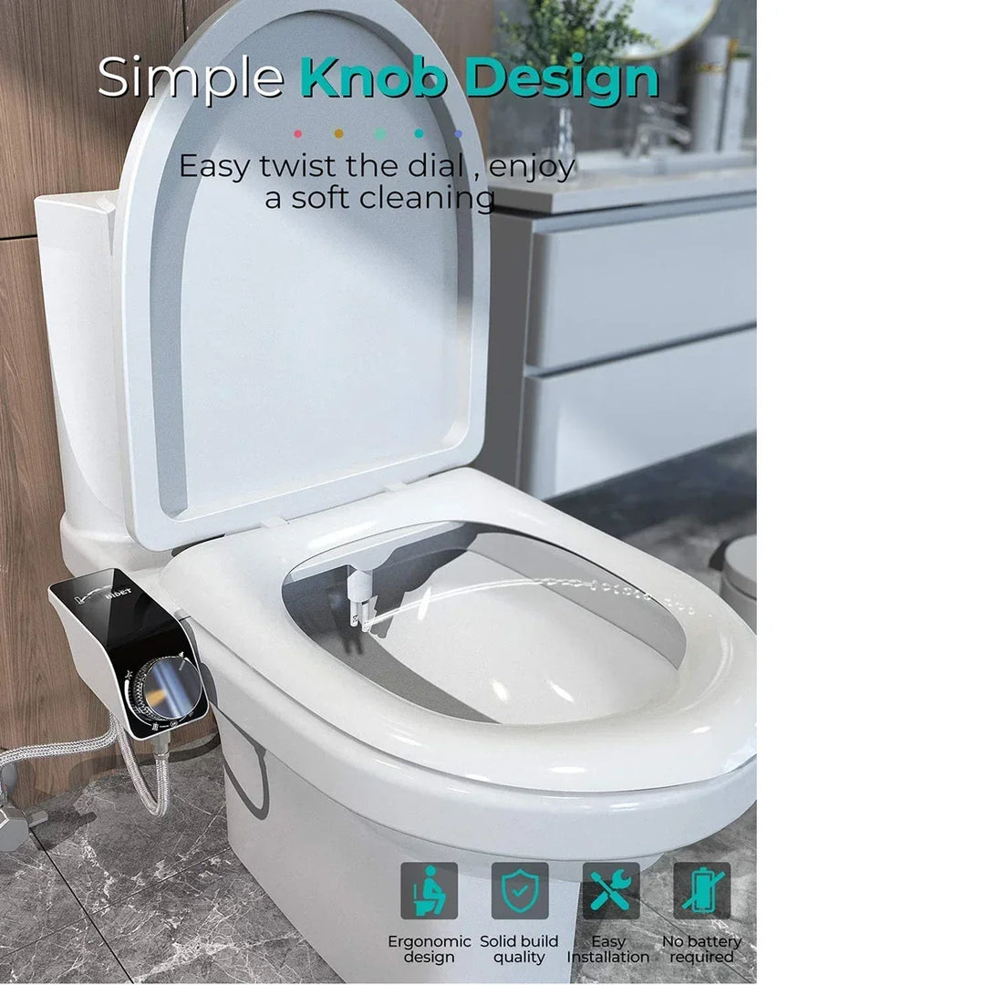 Bidet Toilet Seat Attachment Dual Nozzle Self Cleaning Non Electric Fall 2026 Home Upgrade