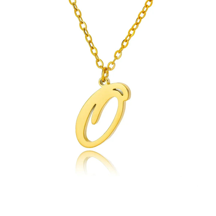 Personalized Gold Initial Necklace - Elegant Minimalist Gift for Women, Weddings &amp; Anniversaries