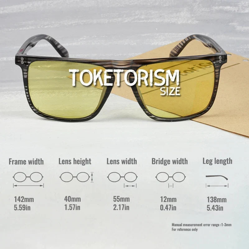 Photochromic Sunglasses Polarized Lenses For Driving Day And Night Comfort Lightweight Frame Fall 2025 Trend