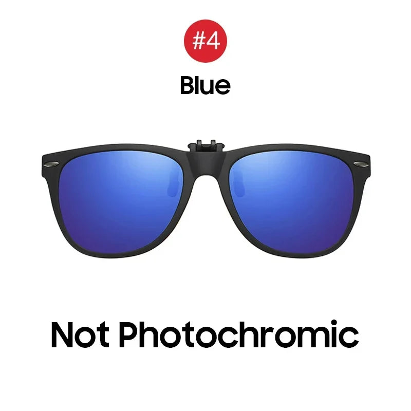 Photochromic Sunglasses Flip-Up Clip-On Polarized Lenses for Driving Summer 2026 Trend Gift Idea
