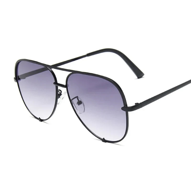Vintage Aviation Sunglasses for Women - Designer Retro Shades, Gradient Mirror Fashion