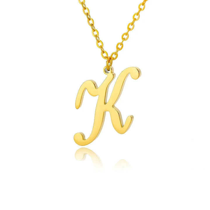 Personalized Gold Initial Necklace - Elegant Minimalist Gift for Women, Weddings &amp; Anniversaries