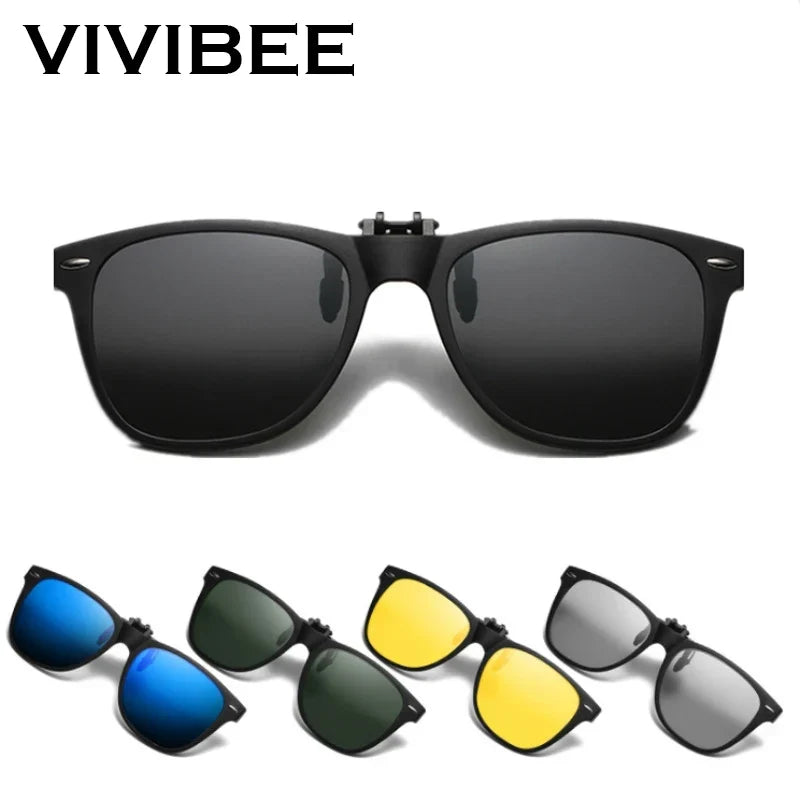 Photochromic Sunglasses Flip-Up Clip-On Polarized Lenses for Driving Summer 2026 Trend Gift Idea