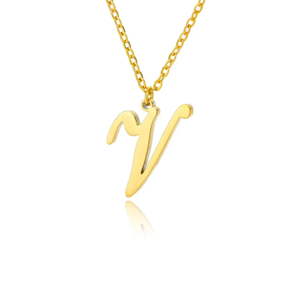 Personalized Gold Initial Necklace - Elegant Minimalist Gift for Women, Weddings &amp; Anniversaries