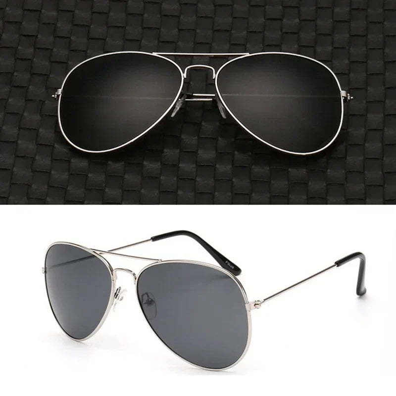 2025 Double Bridge Aviation Sunglasses for Women - UV400 Alloy Frame Mirror Glasses