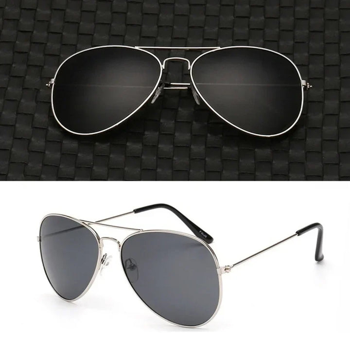 2025 Double Bridge Aviation Sunglasses for Women - UV400 Alloy Frame Mirror Glasses