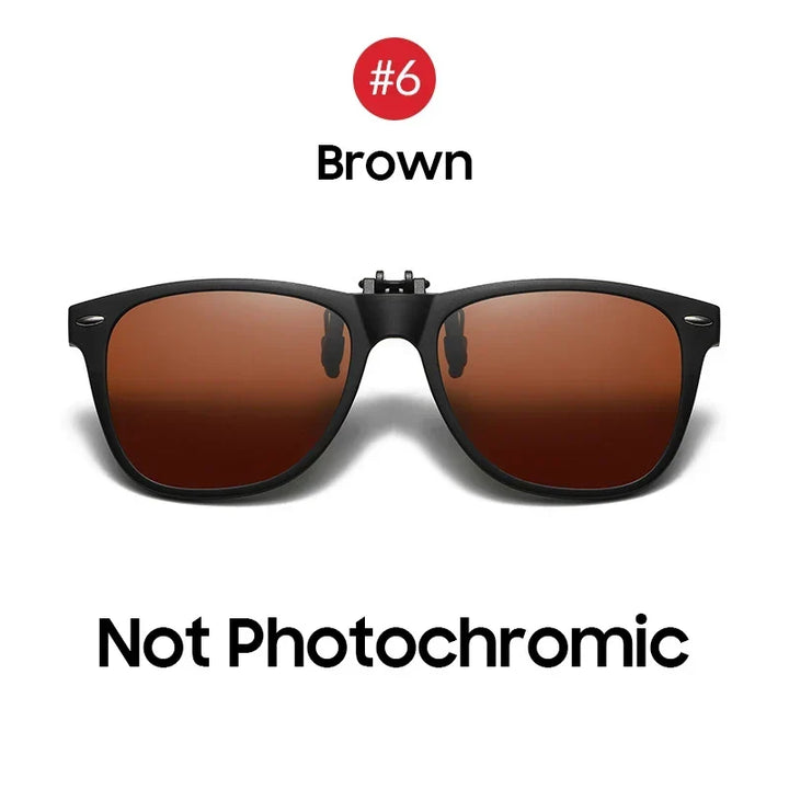 Photochromic Sunglasses Flip-Up Clip-On Polarized Lenses for Driving Summer 2026 Trend Gift Idea