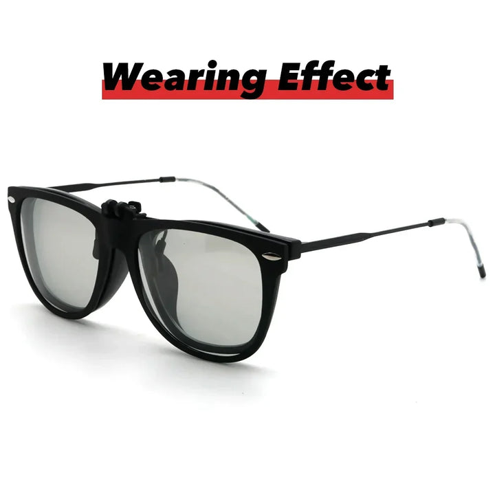 Photochromic Sunglasses Flip-Up Clip-On Polarized Lenses for Driving Summer 2026 Trend Gift Idea