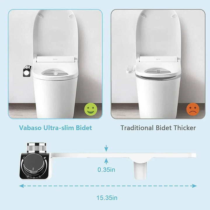 Bidet Toilet Seat Attachment Dual Nozzle Self Cleaning Non Electric Fall 2026 Home Upgrade