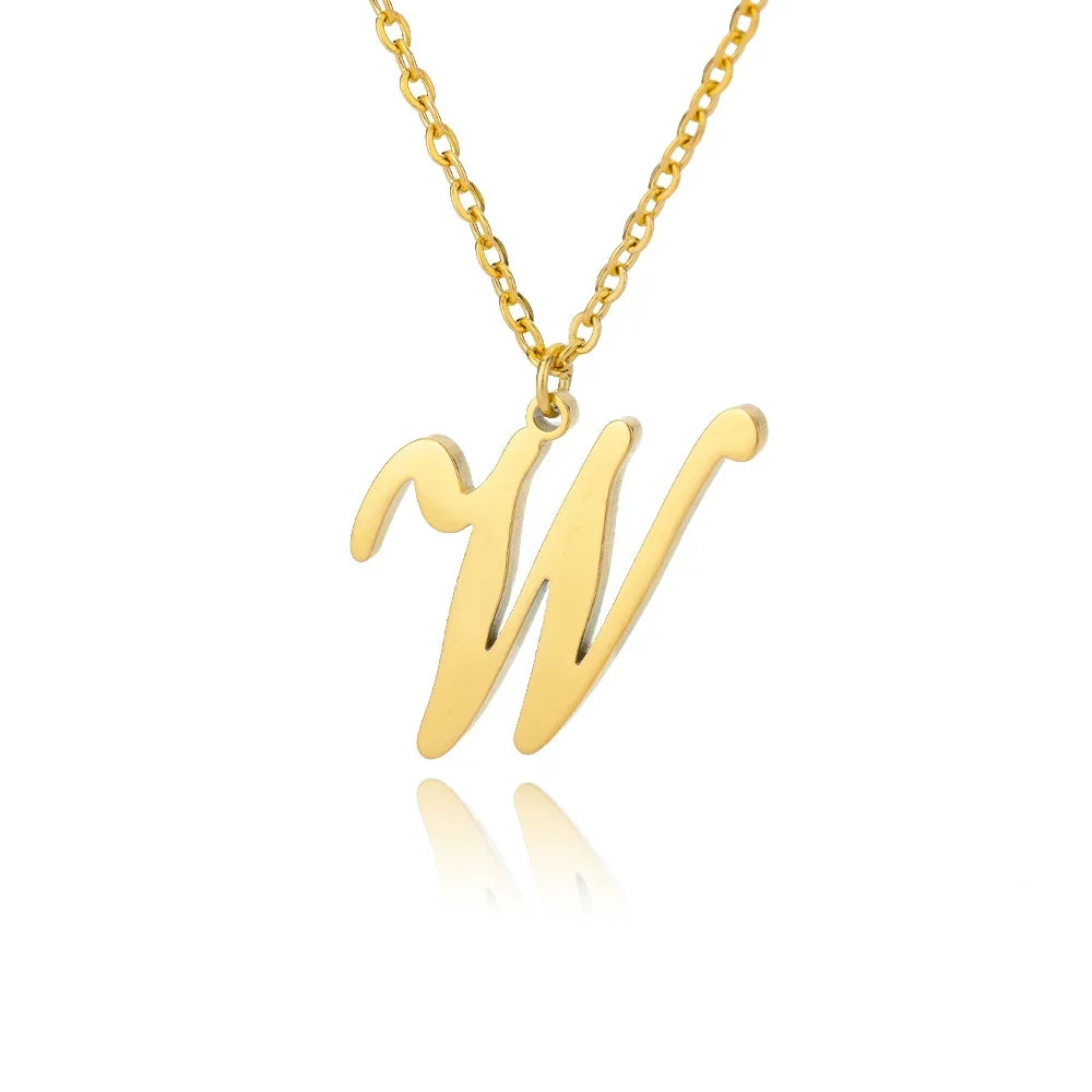 Personalized Gold Initial Necklace - Elegant Minimalist Gift for Women, Weddings &amp; Anniversaries