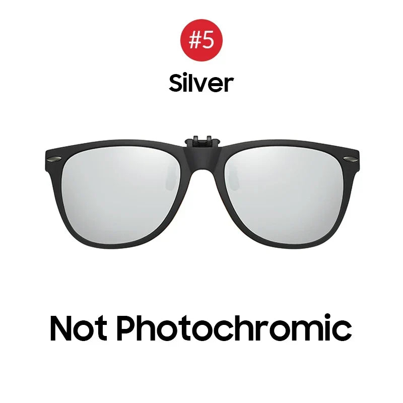 Photochromic Sunglasses Flip-Up Clip-On Polarized Lenses for Driving Summer 2026 Trend Gift Idea