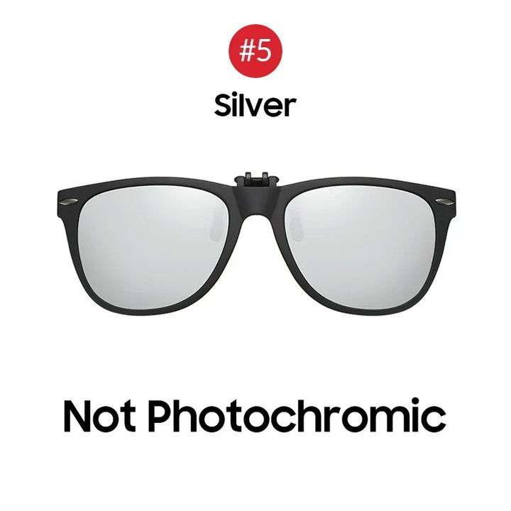 Photochromic Sunglasses Flip-Up Clip-On Polarized Lenses for Driving Summer 2026 Trend Gift Idea