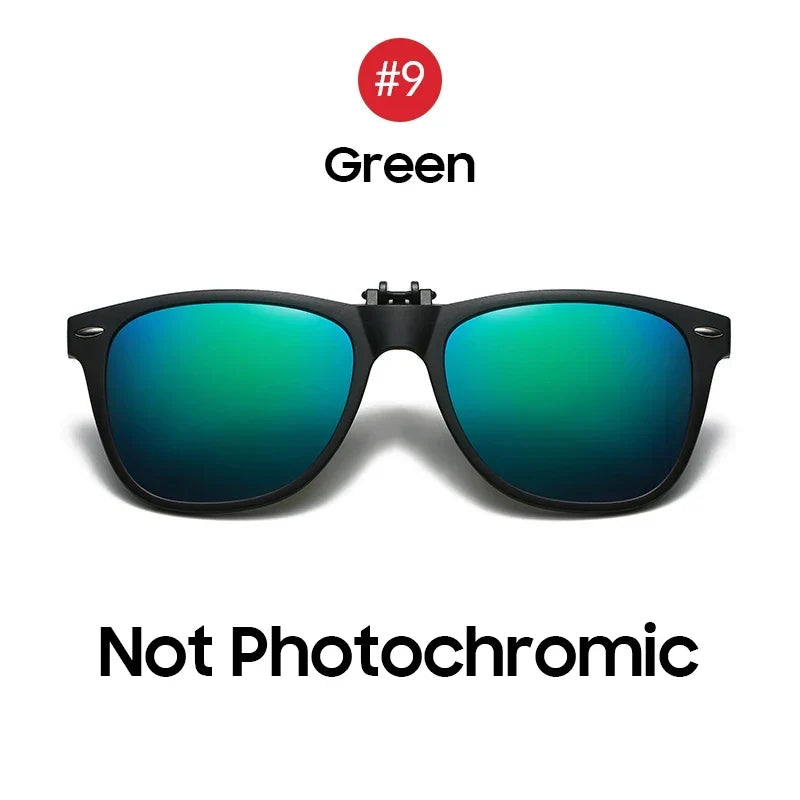 Photochromic Sunglasses Flip-Up Clip-On Polarized Lenses for Driving Summer 2026 Trend Gift Idea