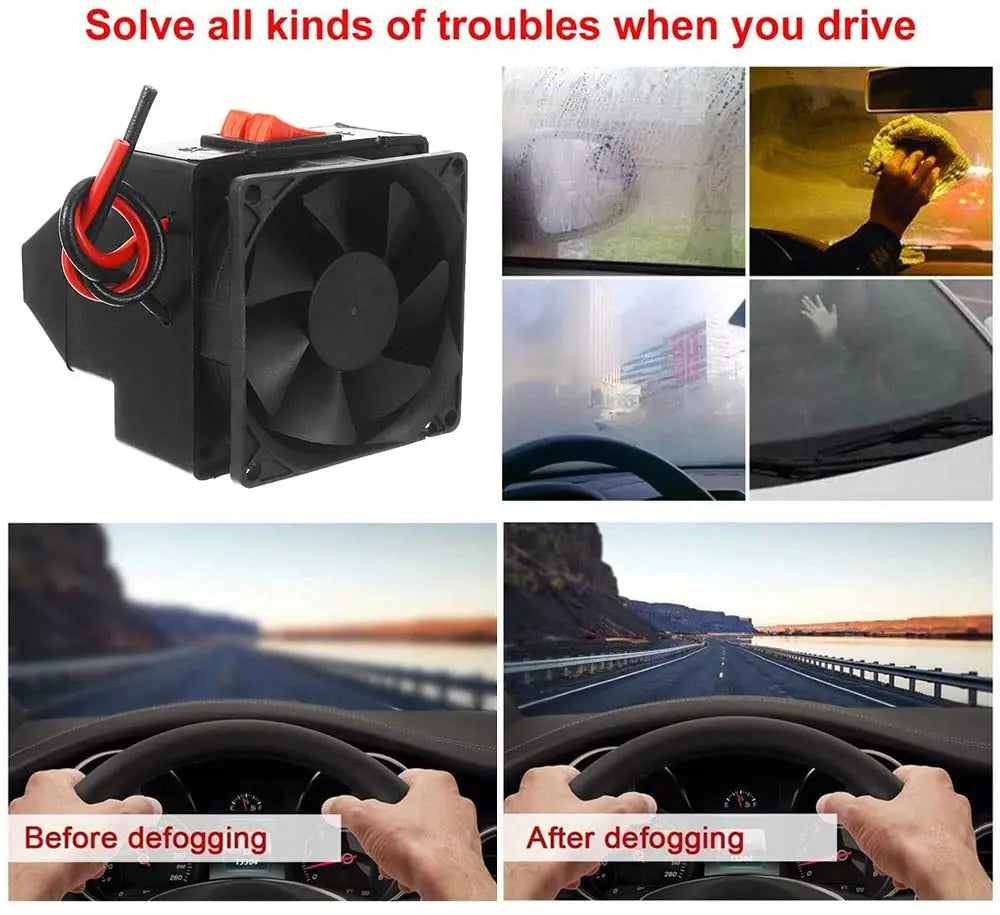 Car Heater Portable Defroster Winter 2025 Season Clear Windows For Quick Defrost And Warm Cabin
