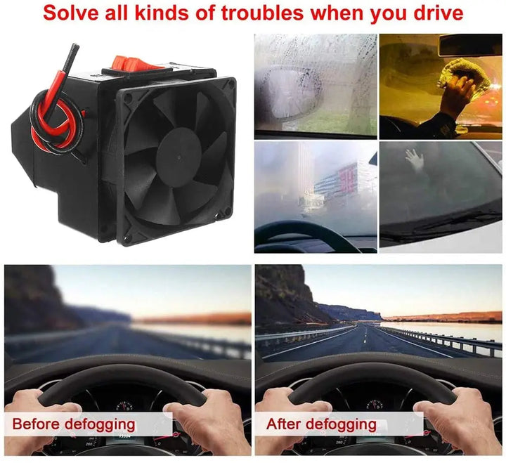 Car Heater Portable Defroster Winter 2025 Season Clear Windows For Quick Defrost And Warm Cabin