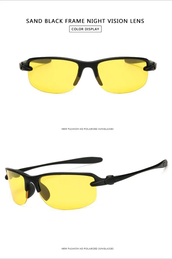 Night Driving Sunglasses Polarized Yellow Lenses Fall 2025 Glare Reduction UV400