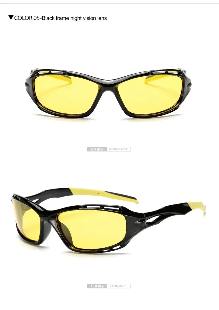 Night Driving Sunglasses Polarized Yellow Lenses Fall 2025 Glare Reduction UV400