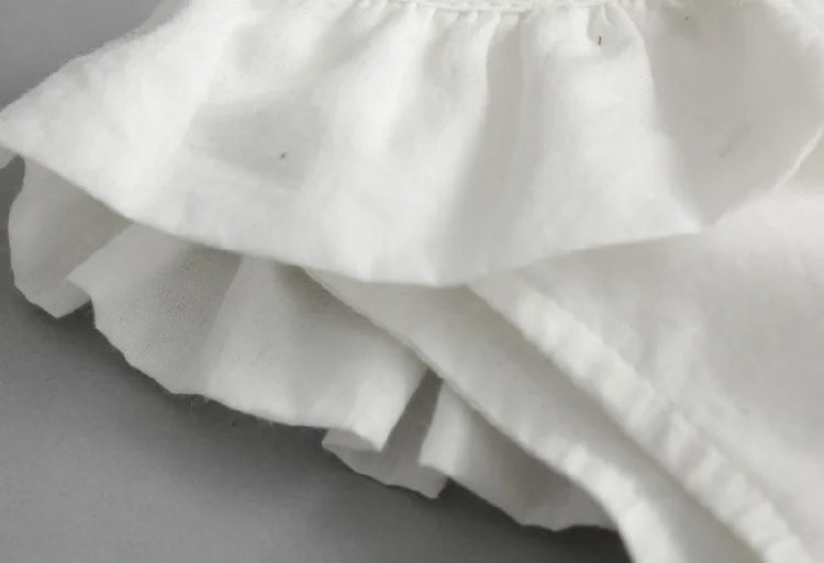 Soft Girls Dress - A-line, Sleeveless, Bow-Front Detail, Cotton-Polyester, Casual Summer Wear